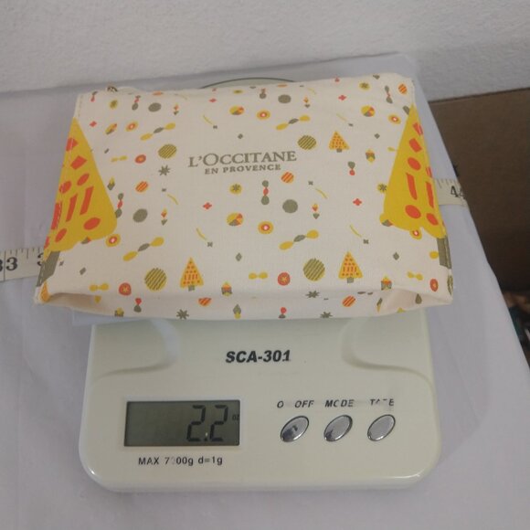 L’Occitane En Provence Makeup Bag Recycled Cotton Pouch NEW - Picture 8 of 8